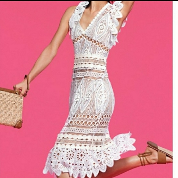 Michael Kors Dresses & Skirts - Michael Kors White Lined Dress